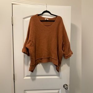 Burnt orange sweater